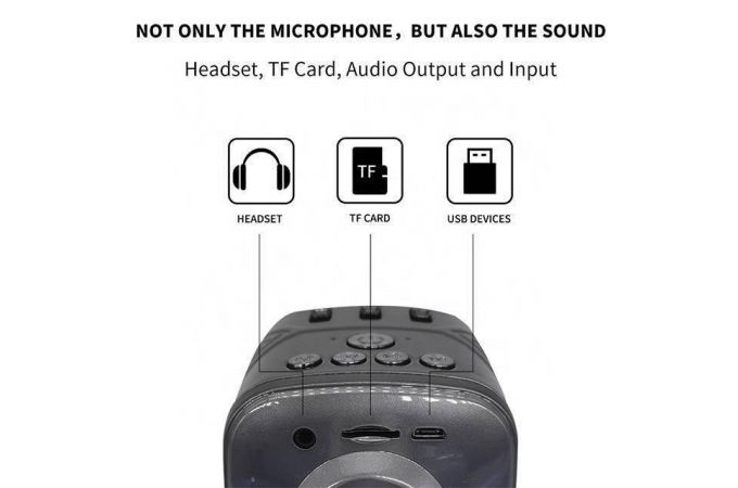 Караоке микрофон Орбита OT-ERM03 (Bluetooth, динамики, USB)