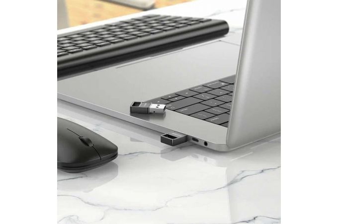 Адаптер BOROFONE DH8 USB BT (черный)