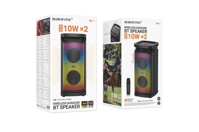 Активная напольная акустика BOROFONE BP25 Vida BT с микрофоном (черный)
