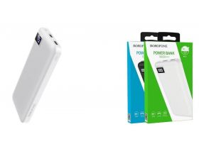 Универсальный дополнительный аккумулятор Power Bank BOROFONE BT22 (10000 mAh) (белый)
