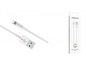 Кабель USB - Lightning BOROFONE BX22, 2,4A (белый) 1м