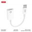 Адаптер для проводной гарнитуры XO NB-R268B Type-c на Lightning  Imitation Original Adapter Cable White
