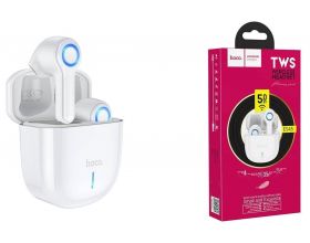 Наушники вакуумные беспроводные HOCO ES45 Harmony sound TWS wiereless headset Bluetooth (белый)