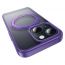 Чехол для телефона iPhone 15 Pro HOCO Rotating magnetic case for iP15 Pro (фиолетовый) (AS1)