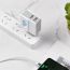 Сетевое зарядное устройство 2USB + кабель Lightning HOCO C75 Imperious 2400mAh (белый)
