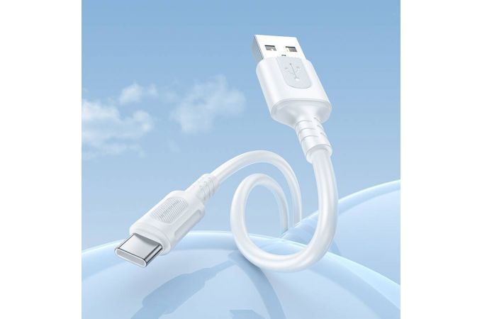Кабель USB - USB Type-C BOROFONE BX111, (белый) 1м