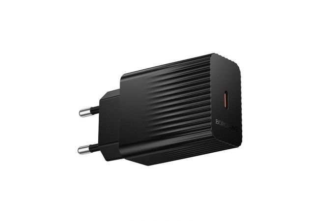 Сетевое зарядное устройство USB-C BOROFONE BAS73A Source PD20W  (EU) белые