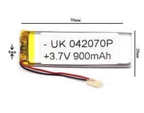 Универсальный аккумулятор 70x20x4 3.7V 900mAh (042070P) (3/2)