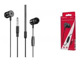 Наушники вакуумные проводные BOROFONE BM31 Mysterious universal earphones (черный)