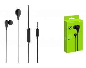 Наушники вакуумные проводные BOROFONE BM24 Milo universal earphones (черный)