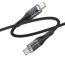 Кабель USB Type-C - USB Type-C HOCO U115 100W (черный) 1м