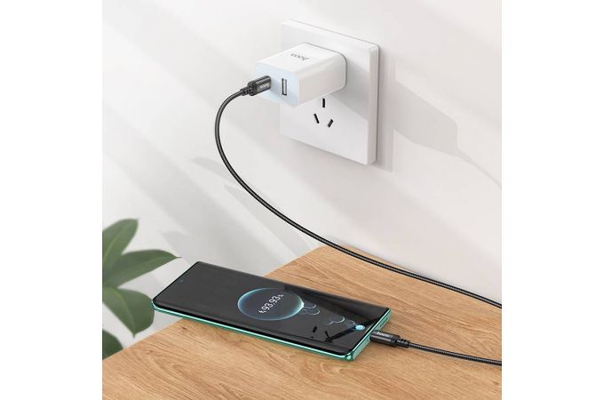 Кабель USB Type-C - USB Type-C HOCO X91 PD60W (черный) 3м