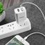 Сетевое зарядное устройство 2USB + кабель MicroUSB HOCO C62A Victoria Fast Charging 2400mAh (белый)