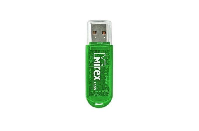 Флешка USB 2.0 Mirex ELF GREEN 16GB (ecopack)