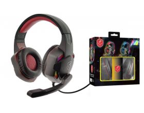 Наушники мониторные проводные KADUM G17 (3.5 мм/USB) (красный)