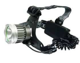 Фонарь налобный Патриот SL-18 (1L, 2*18650, Т6)