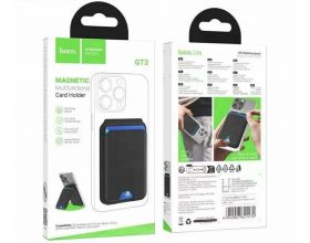 Кармашек визитница на телефона магнитный для MagSafe HOCO GT3 Idol  (черный) Black (черный)
