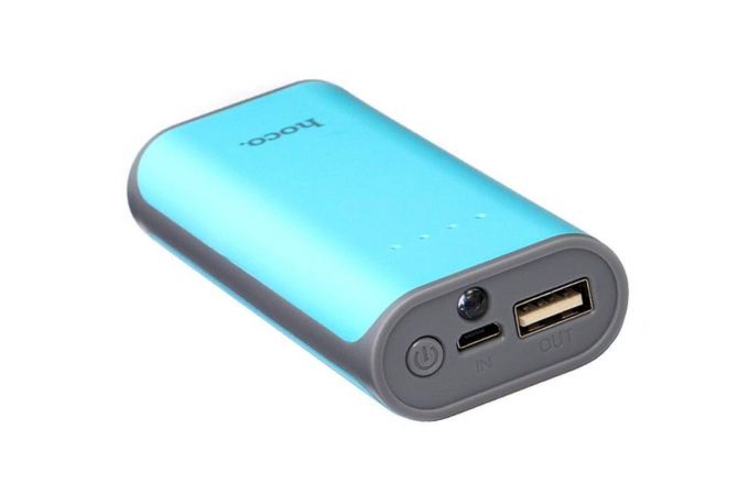 Универсальный дополнительный аккумулятор Power Bank HOCO B21 (5200 mAh) (синий)