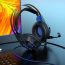 Наушники мониторные проводные HOCO W102 Cool tour gaming headphones (черно-синий)