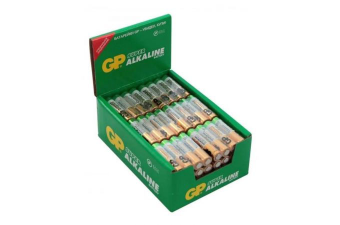 Батарейка алкалиновая GP R6/4SH PowerPlus (цена за спайку 4 шт.)