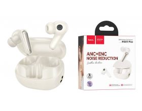 Наушники вакуумные беспроводные HOCO EQ23 Plus ANC+ENC wireless BT headset (молочно-белый)