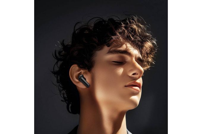 Наушники вакуумные беспроводные HOCO EQ23 wireless BT headset (коричневый)