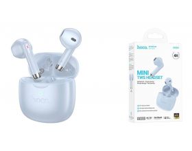 Наушники вакуумные беспроводные HOCO EW201 true wireless sleep BT headset (голубая звезда)