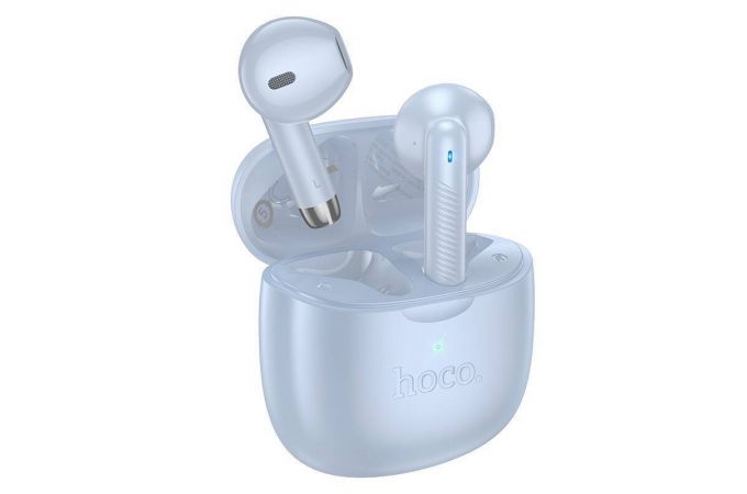 Наушники вакуумные беспроводные HOCO EW201 true wireless sleep BT headset (голубая звезда)