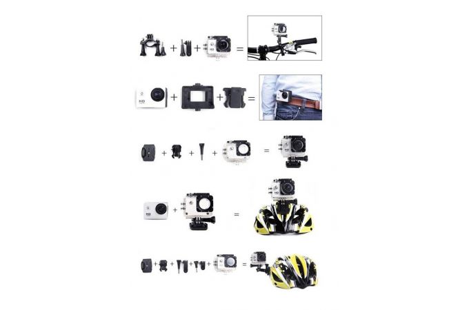 Экшн камера Орбита OT-VNG08 (Золотой, 1080P)