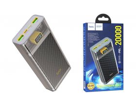 Универсальный дополнительный аккумулятор Power Bank HOCO J103A Discovery edition 22.5W  (20000 mAh) (серый)