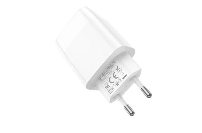 Сетевое зарядное устройство 2USB HOCO C86A Illustrious 2400mAh (белый)