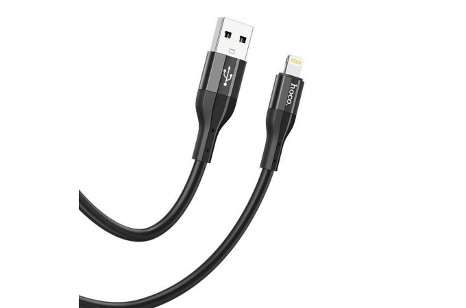 Кабель USB - Lightning HOCO X72 Creator , 2,4A (черный) 1м силиконовый