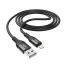 Кабель USB - Lightning HOCO X72 Creator , 2,4A (черный) 1м силиконовый