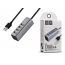 Разветвитель USB HUB 2.0 HOCO HB1 на 4 порта (Space Gray)