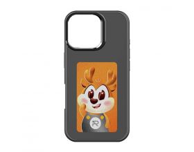 Чехол для телефона CREATIVE CASE 106 Phone 15 Pro Max, картинка меняется программно, (Черный)