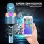 Караоке микрофон Орбита OT-ERM10 (Bluetooth, динамики, USB) RGB (синий)