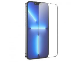 Защитное стекло дисплея iPhone 14 /13 /13 Pro/16E (6.1) с полным покрытием без упаковки (черный)