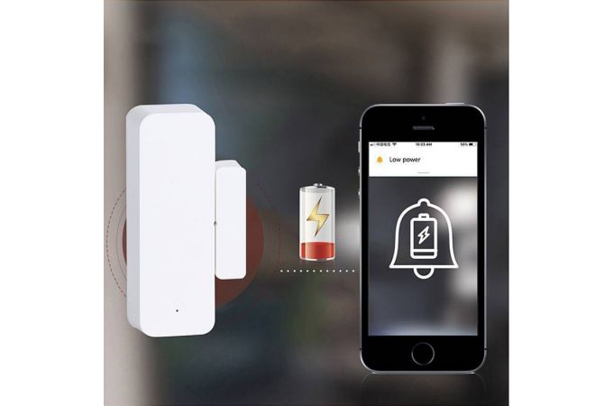 Датчик размыкания/открытия беспроводной Орбита OT-HOS18 (Wi-Fi, 2*AA)