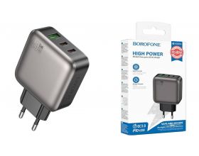 Сетевое зарядное устройство USB-C BOROFONE BAS56A PD 45W (черный)