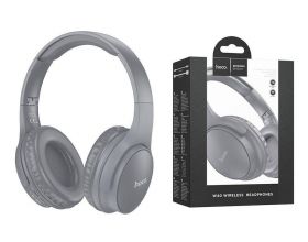 Наушники мониторные беспроводные HOCO W40 wireless headphones Bluetooth (серый)