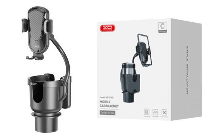 Держатель автомобильный для телефона XO C140 Cup Holder (черный)