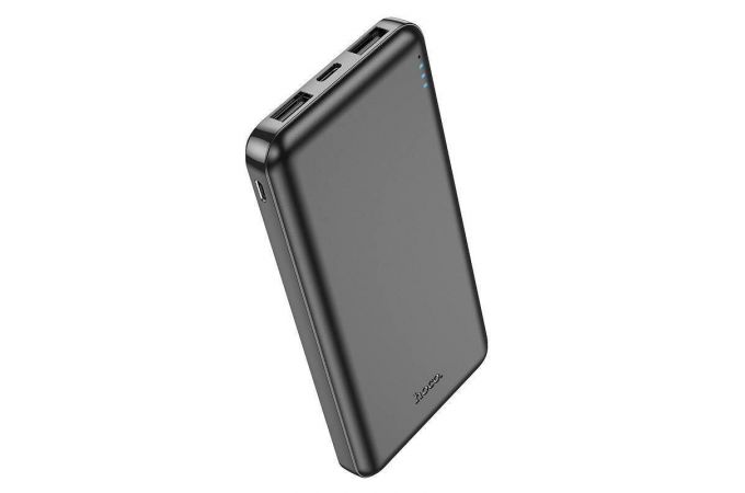 Универсальный дополнительный аккумулятор Power Bank HOCO J100 (10000 mAh) (черный) мятая упаковка