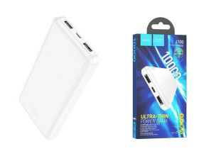 Универсальный дополнительный аккумулятор Power Bank HOCO J100 (10000 mAh) (белый) мятая упаковка