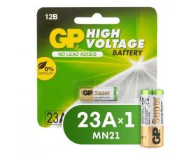 Батарейка алкалиновая 23A GP 23AE/1BL (цена за блистер 1 шт)