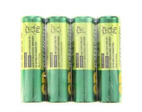 Батарейка солевая GP R6 AA/4SH Greencell (цена за спайку 4 шт)
