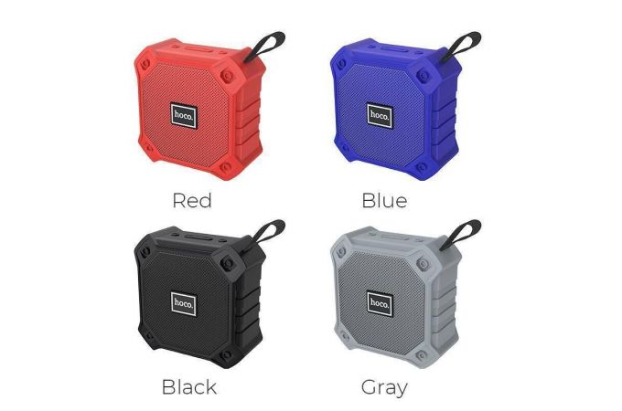Портативная беспроводная колонка HOCO BS34 sports wireless speaker (серый)