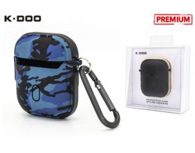 Чехол для наушников K-DOO CRASHGUARD AirPods 1/2 (Camo Blue)
