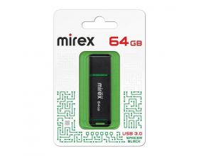 Флешка USB 3.0 Mirex SPACER BLACK 64GB (ecopack)