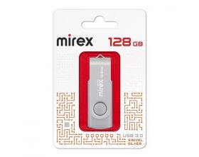 Флешка USB 2.0 Mirex SWIVEL SILVER 128GB (ecopack)