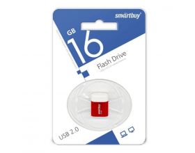 Флешка USB 2.0 Smartbuy 16GB LARA Red (SB16GBLARA-R)